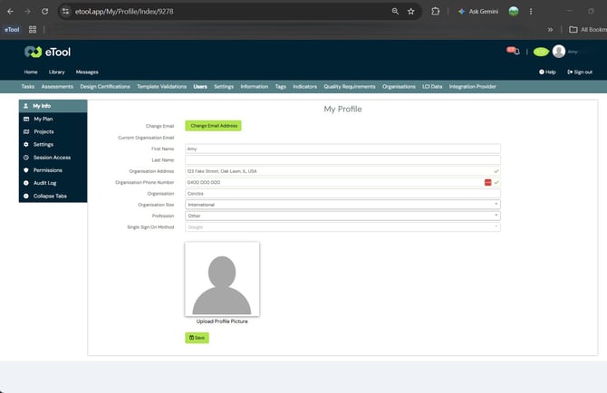 Personal Profile